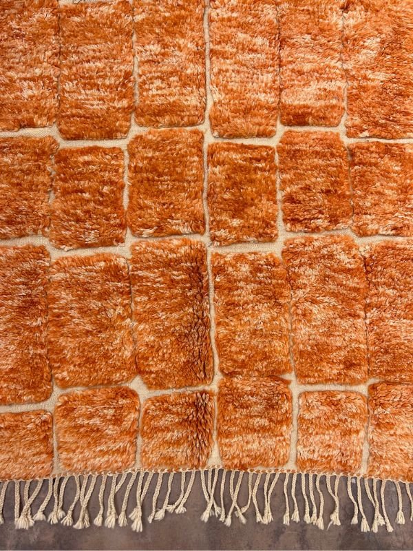 M'Rirt Rug (New-Make) - Terracotta Brickwork 150x246cm - Nouvelle Nomad