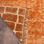 M'Rirt Rug (New-Make) - Terracotta Brickwork 150x246cm - Nouvelle Nomad