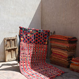 Vintage Boujad Rug - Shaggy Squares 155x312cm - Nouvelle Nomad
