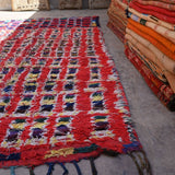 Vintage Boujad Rug - Shaggy Squares 155x312cm - Nouvelle Nomad