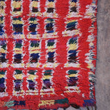 Vintage Boujad Rug - Shaggy Squares 155x312cm - Nouvelle Nomad