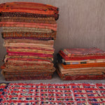 Vintage Boujad Rug - Shaggy Squares 155x312cm - Nouvelle Nomad