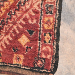Talsint Vintage Moroccan Rug Berber Carpet - Rich Red 174x330cm