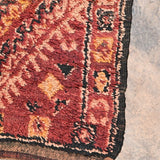 Talsint Vintage Moroccan Rug Berber Carpet - Rich Red 174x330cm