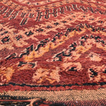 Talsint Vintage Moroccan Rug Berber Carpet - Rich Red 174x330cm
