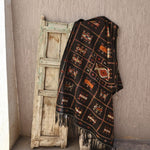Taznakht Flat Weave Moroccan Rug - Black 122x172cm