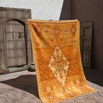 Taznakht Vintage Moroccan Rug - Tangerine 130x200cm