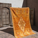 Taznakht Vintage Moroccan Rug - Tangerine 130x200cm