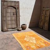 Taznakht Vintage Moroccan Rug - Tangerine 130x200cm