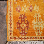 Taznakht Vintage Moroccan Rug - Tangerine 130x200cm