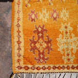 Taznakht Vintage Moroccan Rug - Tangerine 130x200cm