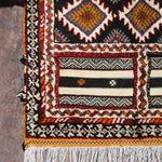Taznakht Flat Weave Moroccan Rug - Terracotta 98x210cm
