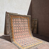 Taznakht Vintage Moroccan Rug - Soft Pink & Saffron 205x333cm