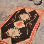Taznakht Vintage Moroccan Rug - Henna & Blush 100x145cm