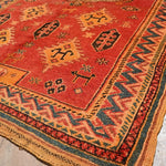 Mid-Century Taznakht Vintage Rug - Red 134x245