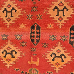 Mid-Century Taznakht Vintage Rug - Red 134x245