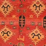 Mid-Century Taznakht Vintage Rug - Red 134x245