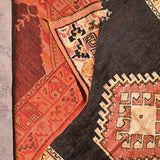 Taznakht Vintage Moroccan Rug - Henna & Gold 146x270cm