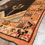 Taznakht Vintage Moroccan Rug - Henna & Gold 146x270cm