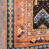Taznakht Vintage Moroccan Rug - Henna Pink & Blue 160x255cm