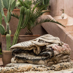 Vintage Beni Ourain Rug - Cream & BlackNouvelle Nomad