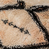 Vintage Beni Ourain Rug - Cream & BlackNouvelle Nomad