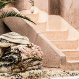 Vintage Beni Ourain Rug - Cream & Charcoal GeometricNouvelle Nomad