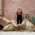 Vintage Beni Ourain Rug - Cream & BlackNouvelle Nomad