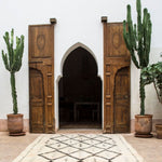 Vintage Beni Ourain Rug - Cream & BlackNouvelle Nomad