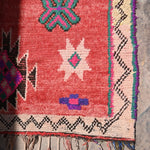 Vintage Boujad Rug - Bright Diamonds 138x278cm - Nouvelle Nomad