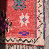 Vintage Boujad Rug - Bright Diamonds 138x278cm - Nouvelle Nomad