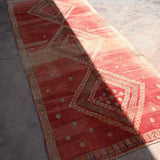 Vintage Boujad Runner - Red Diamonds 130x286cm - Nouvelle Nomad