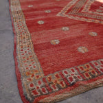 Vintage Boujad Runner - Red Diamonds 130x286cm - Nouvelle Nomad