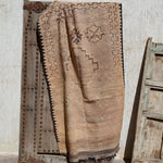 Vintage Haouz Rug - Neutral Beige & Brown 118x210cm