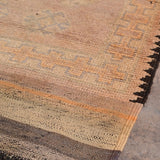 Vintage Haouz Rug - Neutral Beige & Brown 118x210cm