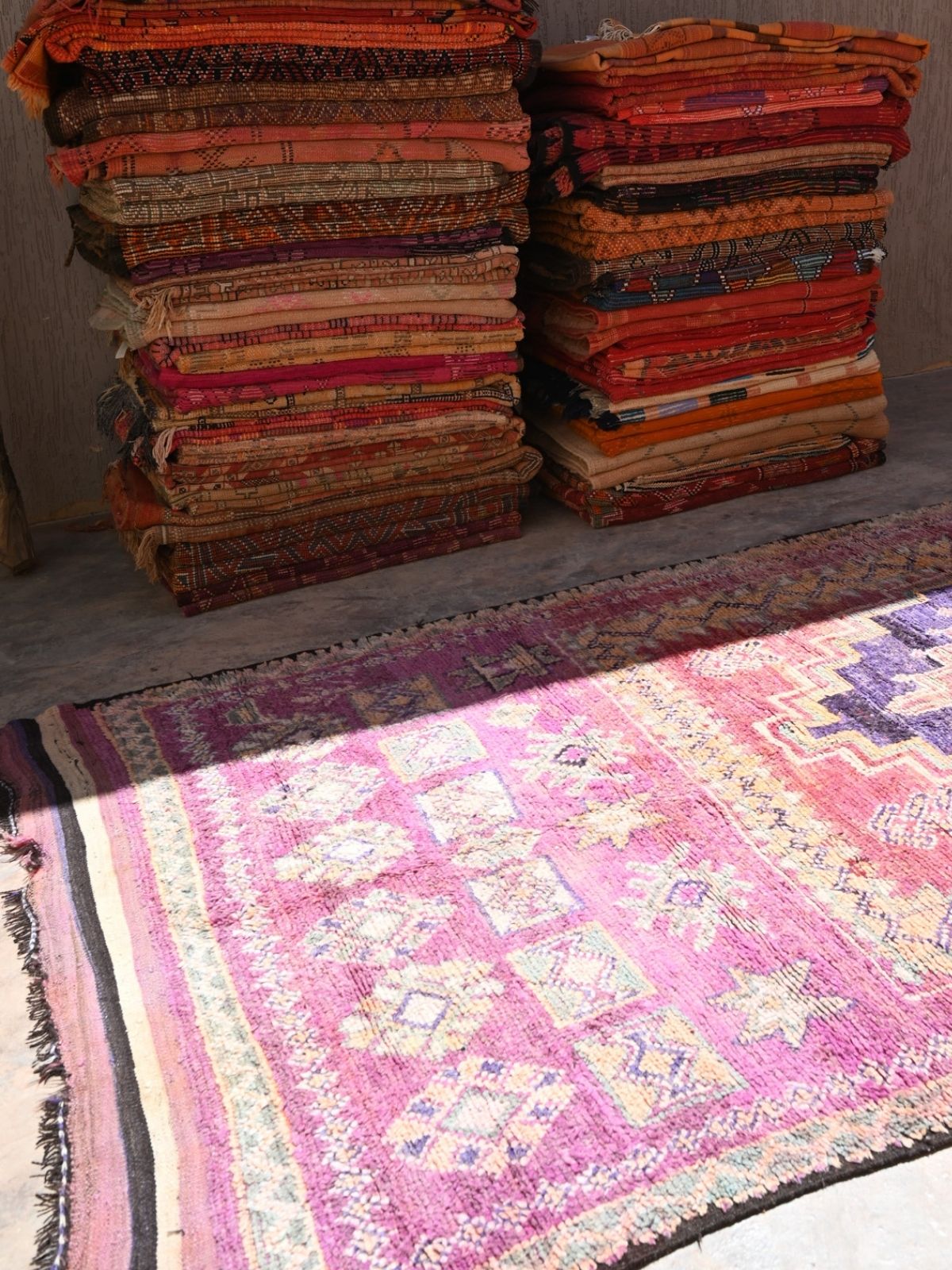 Vintage Haouz Rug - Violet 183x351cm | Nouvelle Nomad