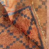 Vintage Marmoucha Rug - Blush Olive Blue 180x350cm - Nouvelle Nomad