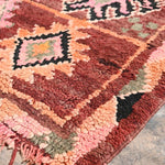 Vintage Boujad Rug - Earthy Plum 97x146cm