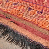 Vintage Haouz Rug - Vibrant Red Chickens 179x340cm