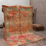Vintage Moroccan Rug - Boujad Terracotta Peach 190x292cm