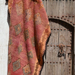 Haouz Vintage Moroccan Rug - Blush Pink 110x188cm