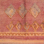 Haouz Vintage Moroccan Rug - Blush Pink 110x188cm