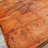 Vintage Moroccan Rug - Haouz Orange & Peach 165x345cm