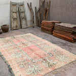 Vintage Moroccan Rug - Boujad Peach 195x310