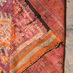 Haouz Vintage Moroccan Rug - Magenta Star 180x355cm