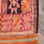 Haouz Vintage Moroccan Rug - Magenta Star 180x355cm