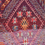 Talsint Vintage Moroccan Rug Berber Carpet - Deep Purple 210x327cm