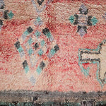 Vintage Moroccan Rug - Boujad Blush Pink 175x260cm