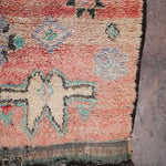 Vintage Moroccan Rug - Boujad Blush Pink 175x260cm