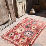 Vintage Boujad Rug - Earthy Plum 97x146cm